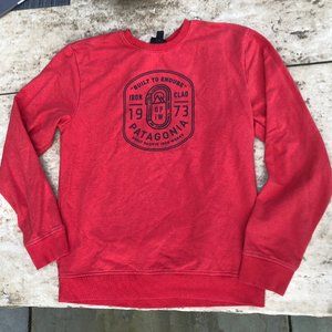Red Patagonia Vintage Sweatshirt